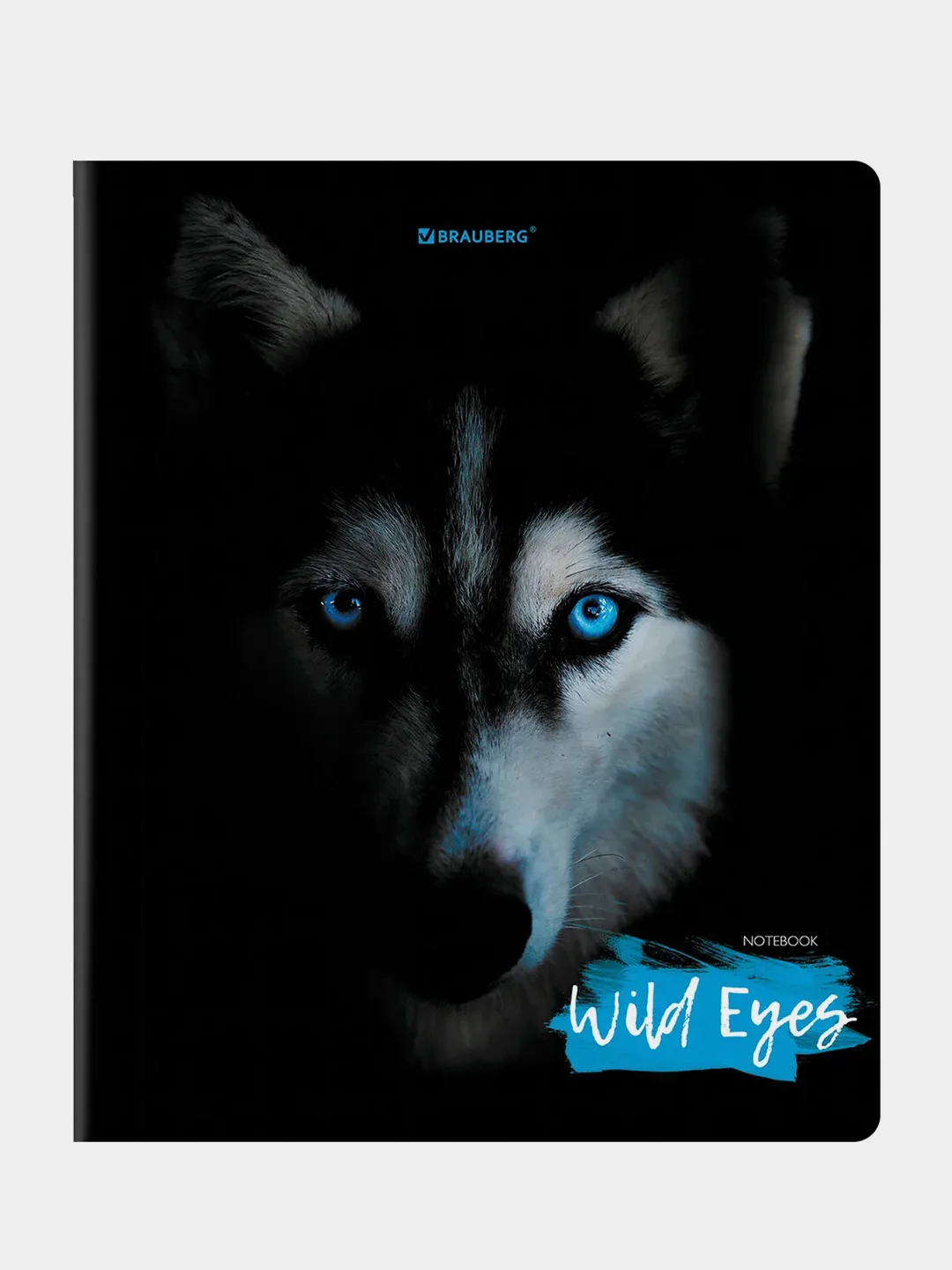 Тетрадь BRAUBERG "Wild eyes", скоба, клетка, А5, 48 листов, комплект 2 штуки