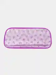 Пенал-косметичка BRAUBERG Lucent "Butterfly", прозрачный, на молнии