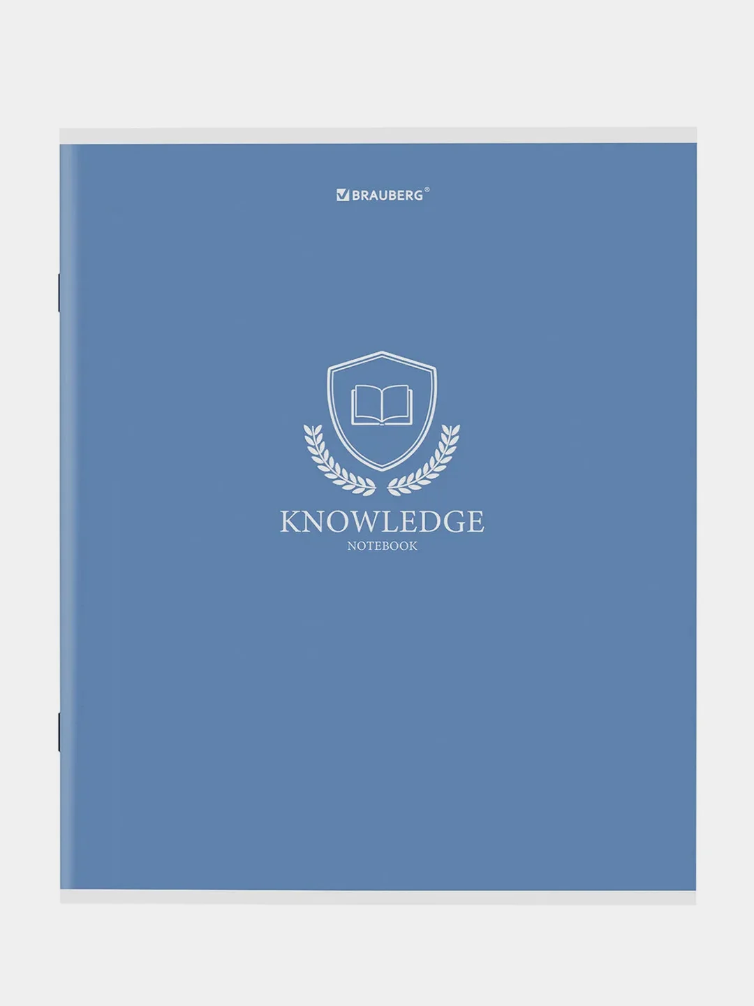 Тетрадь BRAUBERG "Knowledge", А5, 80 листов, скоба, клетка
