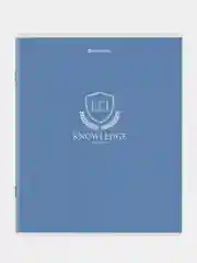 Тетрадь BRAUBERG "Knowledge", А5, 80 листов, скоба, клетка