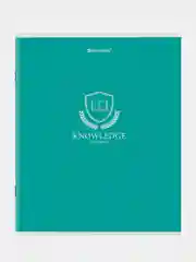 Тетрадь BRAUBERG "Knowledge", А5, 80 листов, скоба, клетка