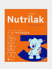 Детское молочко Нутрилак (Nutrilak) 3, напиток молочный сухой, 300 г