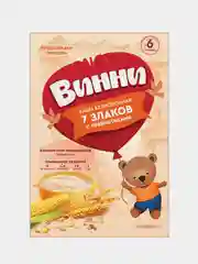 Каша детская Винни, без молока, 7 злаков, с пребиотиками, с 6 месяцев, 200 г