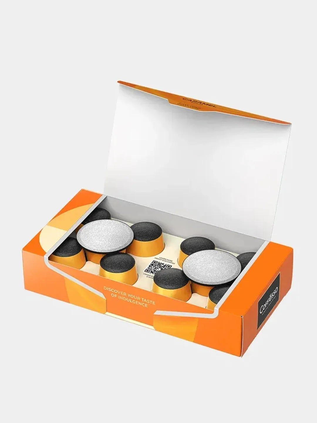 Кофе Coffesso Caramel, в капсулах, 10 штук по 5 г