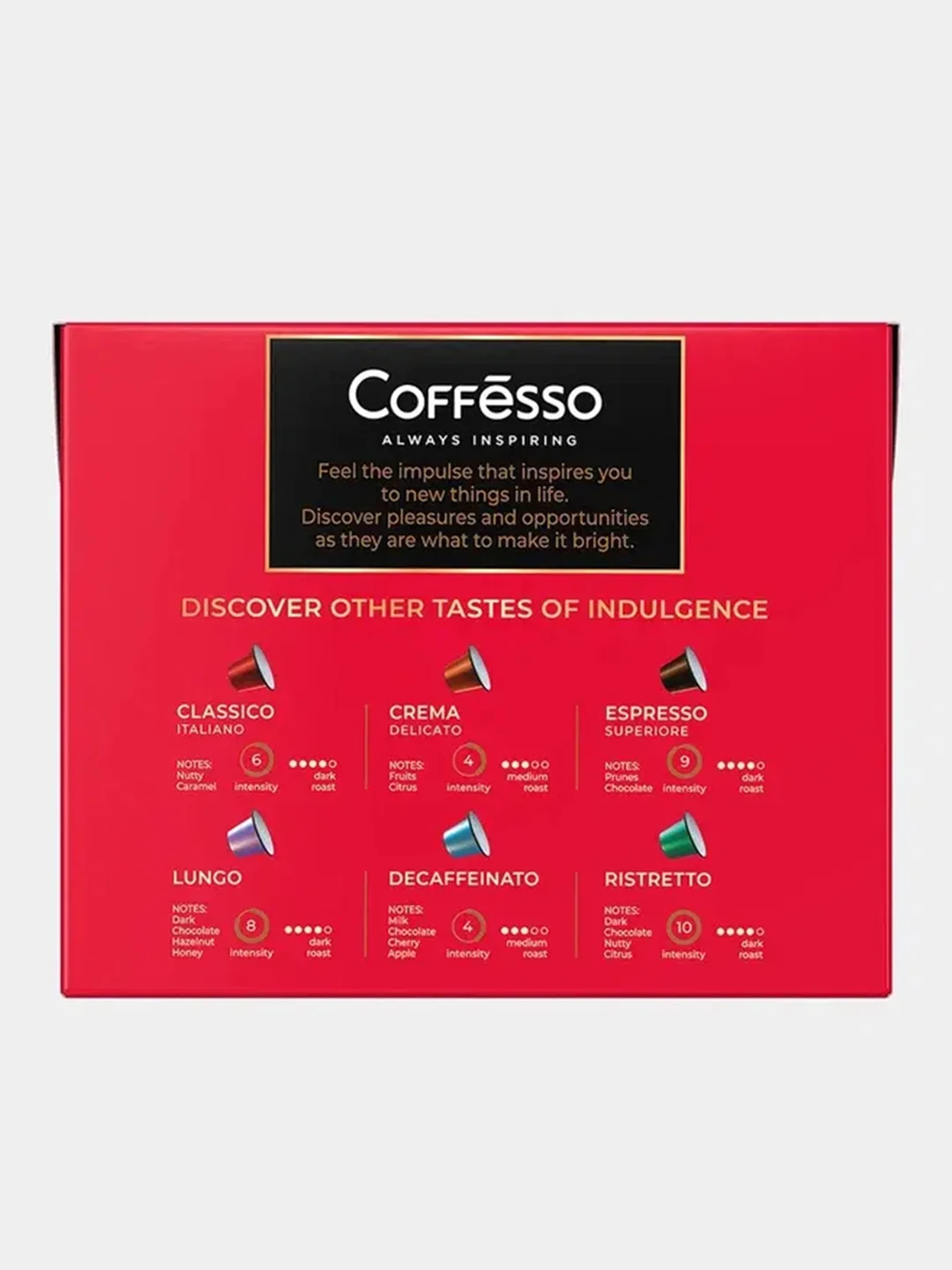 Кофе Coffesso Classico Italiano, в капсулах, 40 штук по 5 г