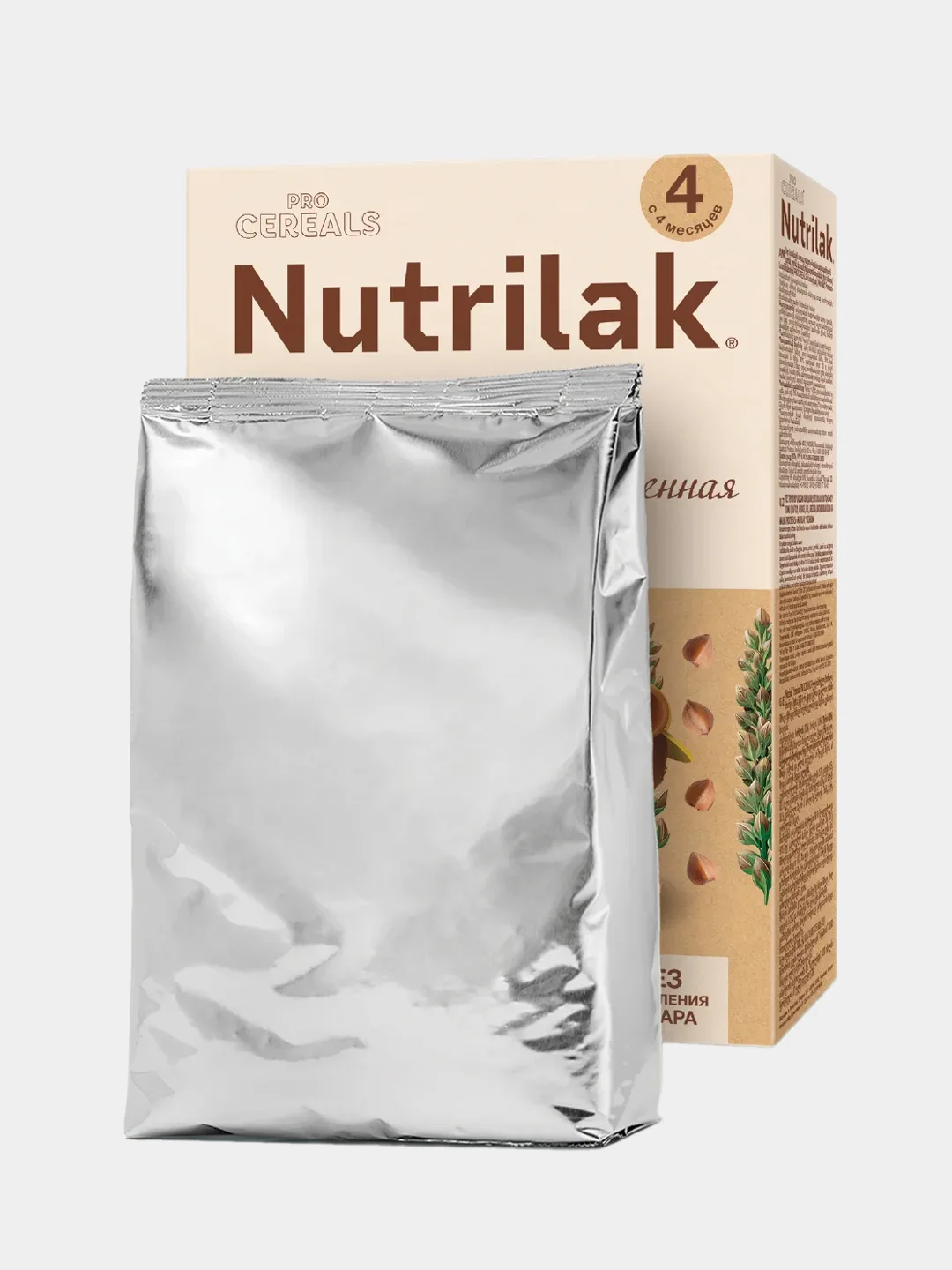 Каша детская Nutrilak, безмолочная, низкоаллергенная, без сахара, с 4 месяцев, 200 г
