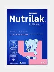 Напиток детский Nutrilak Premium 4, молочный, сухой, с 18 месяцев, 600 г