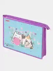 Папка для тетрадей Пифагор "Cat friends", А4, 1 отделение