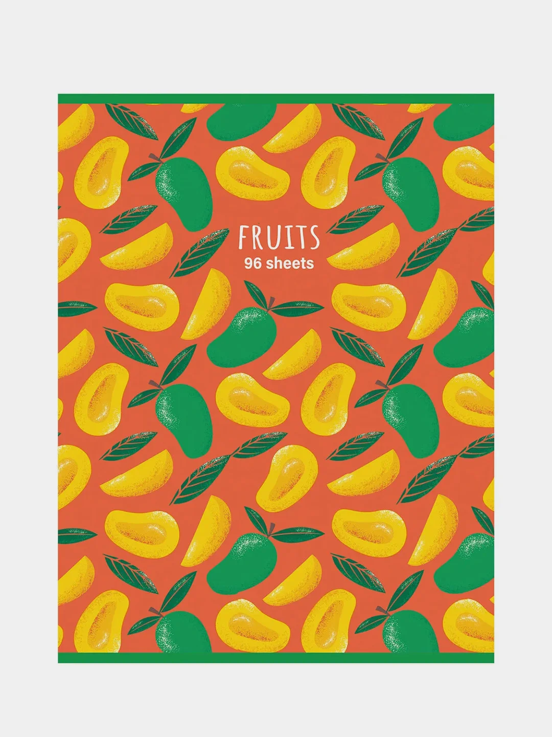 Тетрадь STAFF Basic "Fruity", А4,  скоба, клетка, 96 листов
