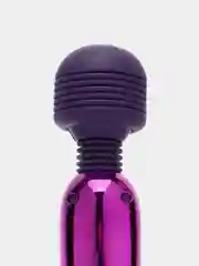 Фиолетовый вибратор с круглой головкой клиторальный