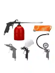 Набор пневмоинструмента Zitrek 5PCS (5 пред краскораспылитель с верхним бачком) 018-0904