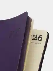 Ежедневник датированный 2025 Brauberg, планер планинг записная книжка А5, под кожу