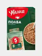 Пшеничная полба Увелка, в пакетиках для варки, 5 штук по 80г