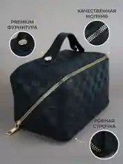 Черный косметичка женская, органайзер для косметики