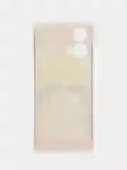 Желтый чехол на Motorola Moto G24 / Моторола Мото G24 прозрачный, с рисунком, защита камеры