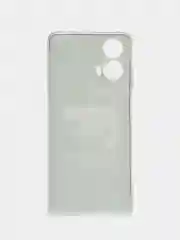 Тёмно-коричневый чехол на Motorola Moto G24 / Моторола Мото G24 прозрачный, с рисунком, защита камеры