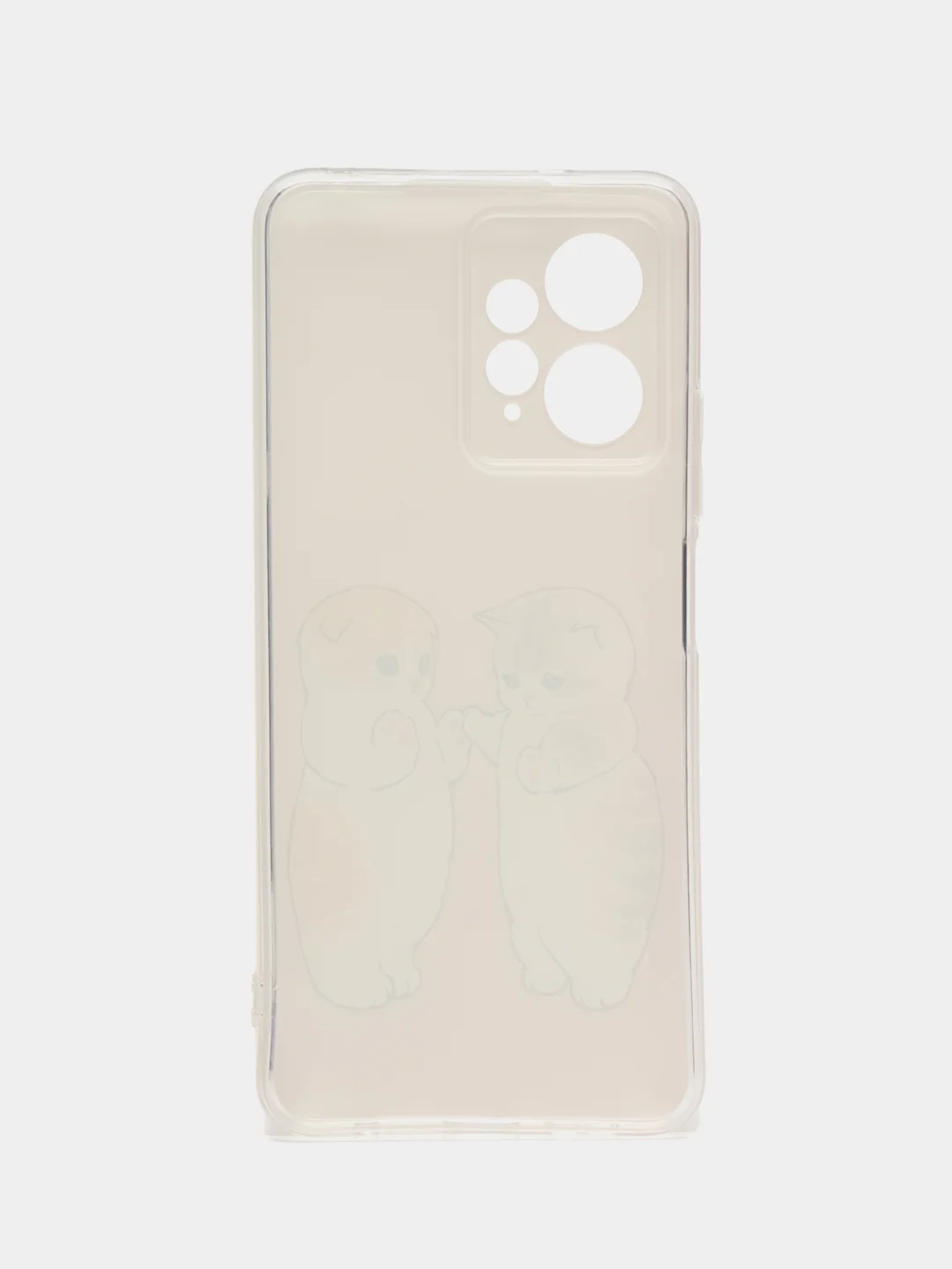 Бежевый меланж силиконовый чехол для Xiaomi Redmi Note 12 4G (Сяоми Редми Ноут 12 4Г)