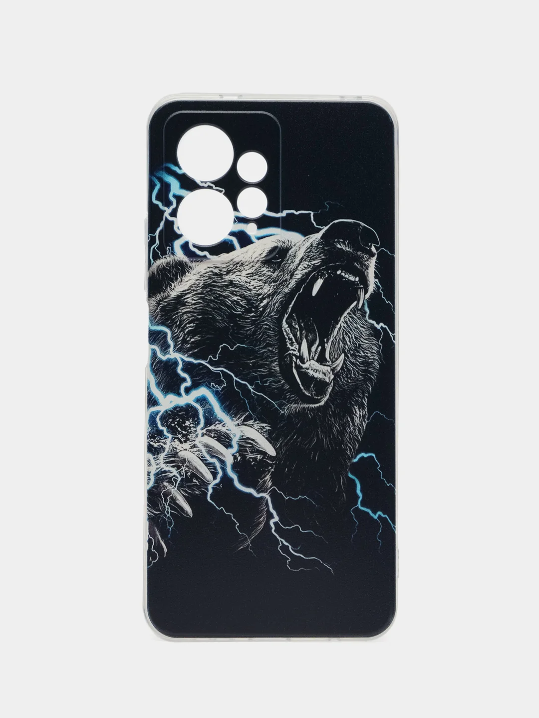 Угольный силиконовый чехол для Xiaomi Redmi Note 12 4G (Сяоми Редми Ноут 12 4Г)