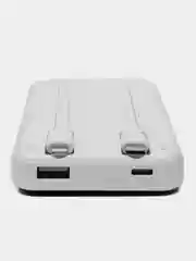 Белый внешний аккумулятор повербанк Remax 10000 MAH 22W+22.5W Power Bank LED Display