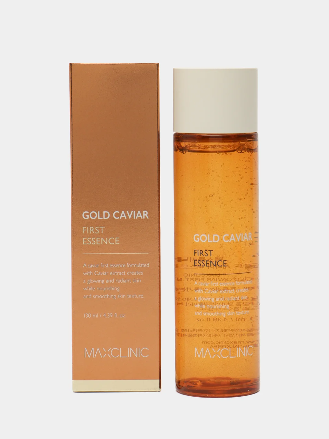 Эссенция Maxclinic Gold Caviar First Essence  с экстрактом икры и частицами золота, 130 мл