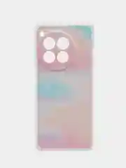 Пудровый чехол на OnePlus Ace 3/12R / Ван Плас Асе 3/12R прозрачный, с рисунком, защита камеры
