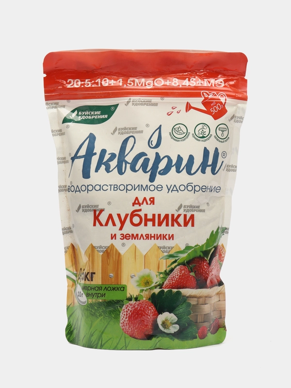 Акварин Для клубники и земляники 0,5кг(дой-пак) БХЗ Буйские удобрения