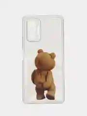 Песочный хаки силиконовый чехол на Xiaomi Redmi Note 10 Pro (Сяоми Редми Нот 10 Про)