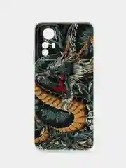 Марсала чехол прозрачный на Xiaomi Redmi Note 12S (Сяоми Редми Нот 12S), с рисунком, защита камеры