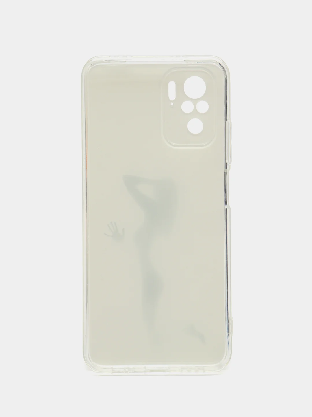 Серый меланж чехол для Xiaomi Redmi Note 10/Note 10S/Poco M5s (Сяоми Редми Нот 10/Нот 10с/Поко M5с)