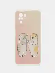 Бежевый меланж чехол для Xiaomi Redmi Note 10/Note 10S/Poco M5s (Сяоми Редми Нот 10/Нот 10с/Поко M5с)