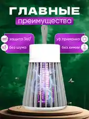 Зеленый анти москитная Лампа от насекомых / ловушка от комаров / электрическая лампа от комаров