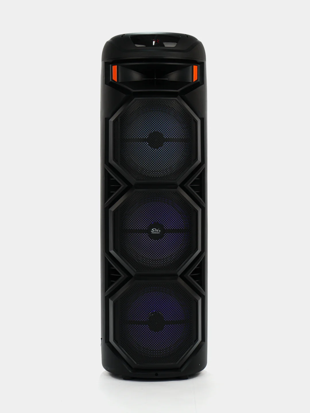 Портативная колонка ZQS 8301, LED подсветка, USB, Micro SD card, TYPE-C, FM-радио