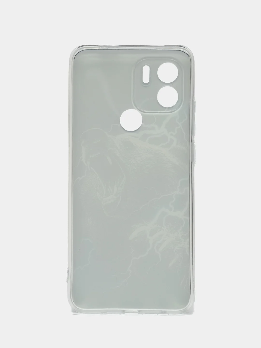 Угольный силиконовый чехол на Xiaomi Redmi A1+/Redmi A2+/Poco C51/C50 (Редми A1 Плюс/Редми А2 Плюс)