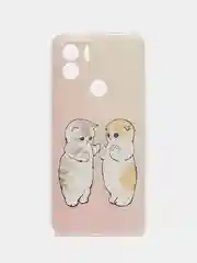 Бежевый меланж силиконовый чехол на Xiaomi Redmi A1+/Redmi A2+/Poco C51/C50 (Редми A1 Плюс/Редми А2 Плюс)