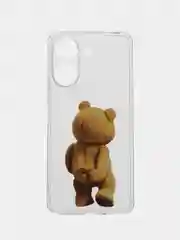 Песочный хаки чехол на Xiaomi Redmi 13C/Poco C65 / Сяоми Редми 13C/Поко С65 прозрачный, защита камеры