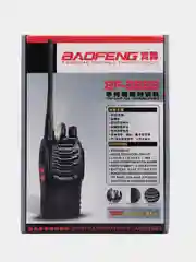 Черный набор раций BAOFENG BF-888S, дальность до 7 км, 2 штуки