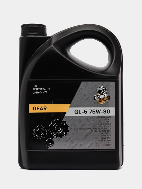 Трансмиссионное масло MECНANICAL BROTHERS GEAR GL-5 75W-90 5л