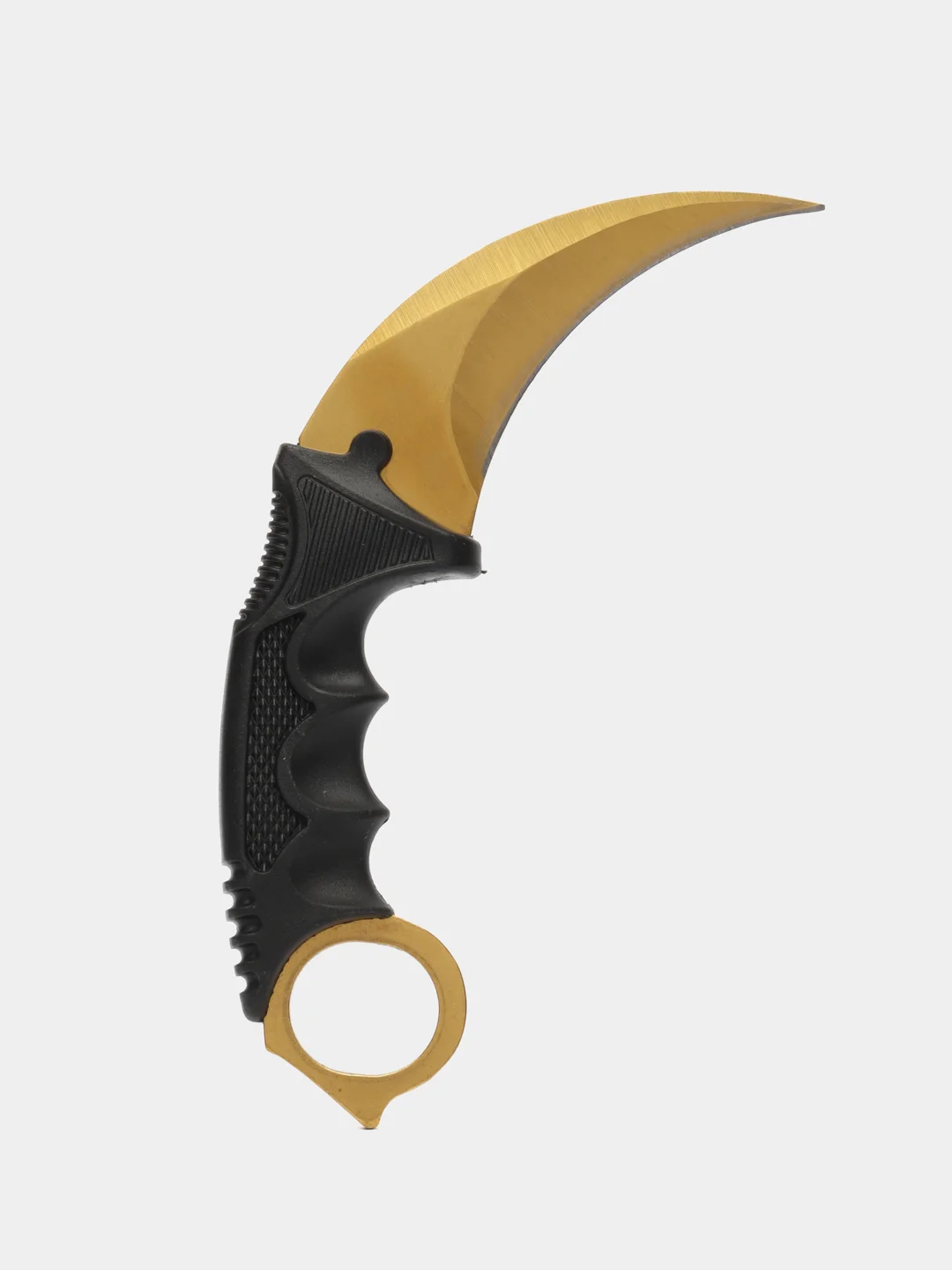 Золотой керамбит нож CS GO, острый с чехлом, металл