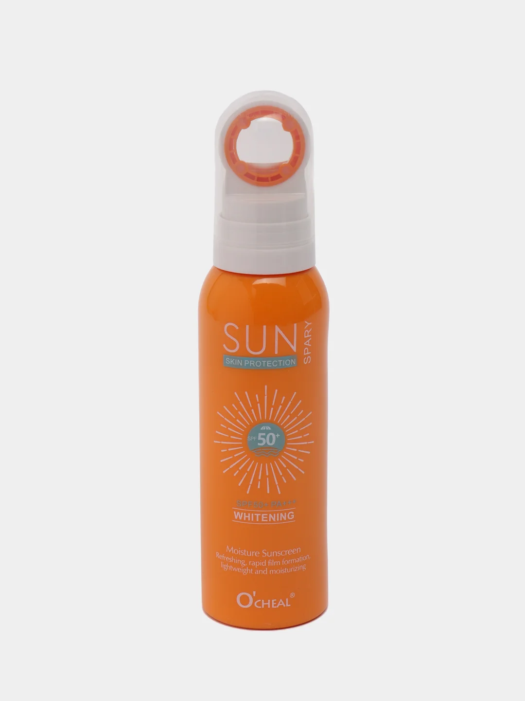 Солнцезащитный спрей для лица и тела spf 50, водостойкий, увлажняющий