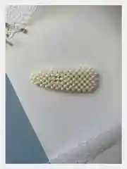 Заколки для волос/ заколки клик клак/ заколки с жемчугом