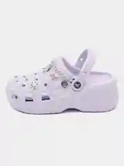 Конфетный сабо с джибитсами женские
