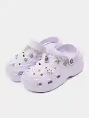Конфетный сабо с джибитсами женские