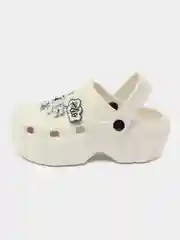 Белый сабо с джибитсами женские