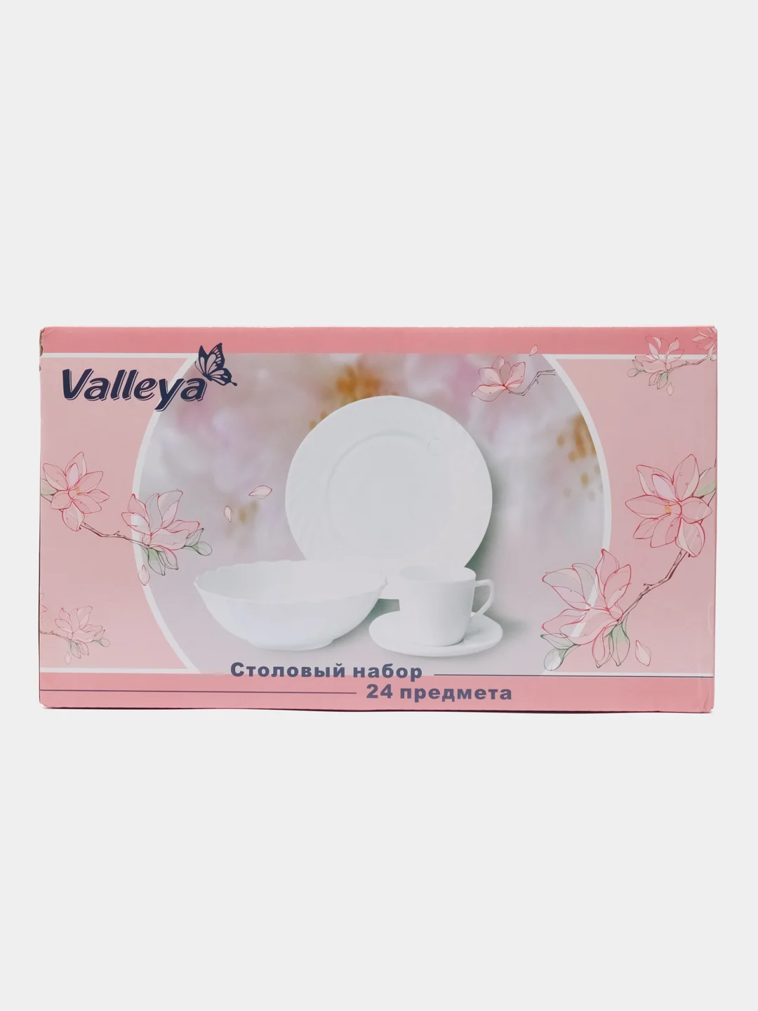 Столовый набор Valleya , "Тюльпановое счастье" , 24 предмета
