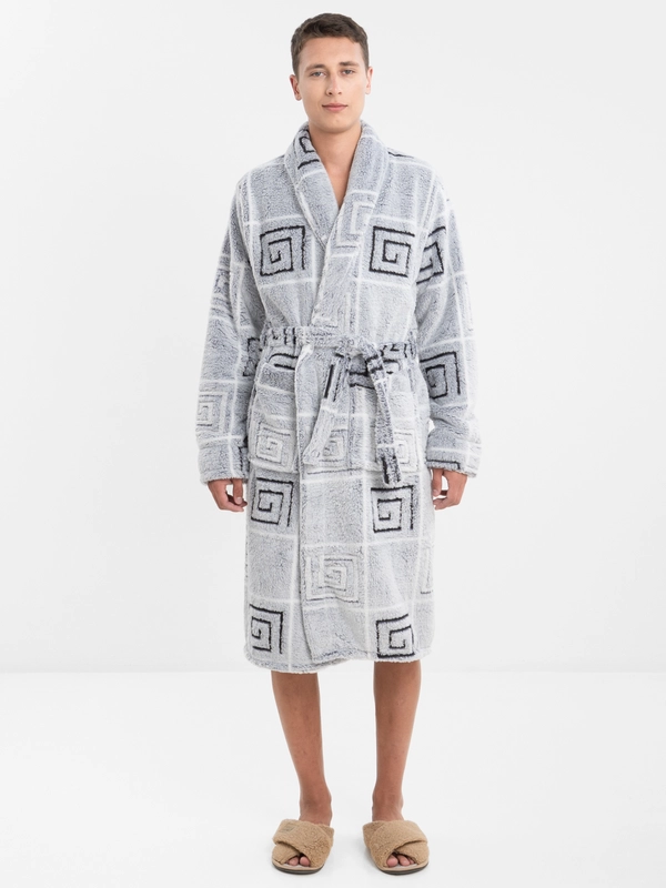 Халат мужской без капюшона ,Ткань микрофибра .Размеры - L - 6XL