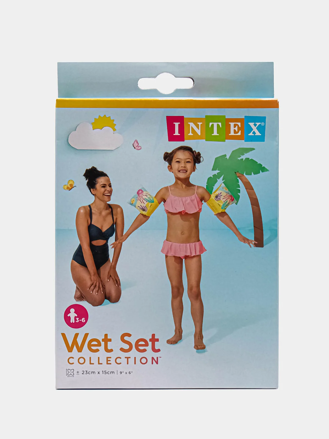 Нарукавники Тачки, 23 х 15 см, от 3-6 лет, INTEX