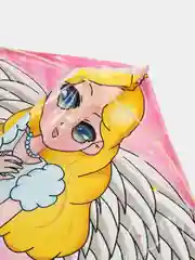 Белый воздушный змей с леской, 4 вида