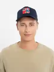 Синий кепка мужская, женская,  бейсболка унисекс