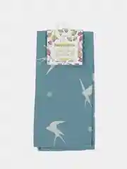 Темно-синий полотенце кухонное "Ласточки"