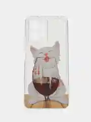 Вишнёвый силиконовый чехол для Xiaomi Redmi Note 12 4G (Сяоми Редми Ноут 12 4Г)